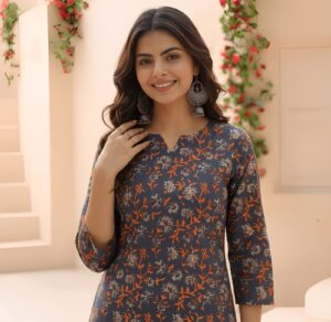 Casual Woman Cotton Tunic Top - Image 8