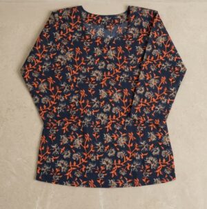 Casual Woman Cotton Tunic Top - Image 4
