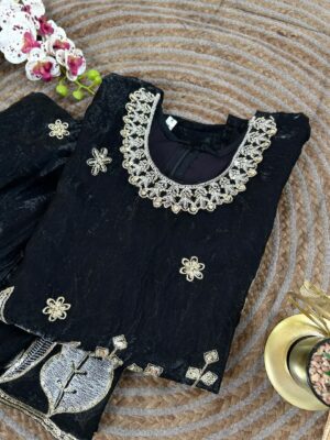 Designer Party Wear Kids Sharara - Image 7