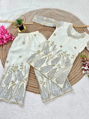 Designer Party Wear Kids Sharara - Image 5