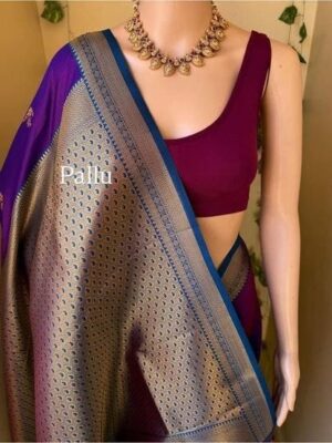 Banarasi Silk Saree - Image 8