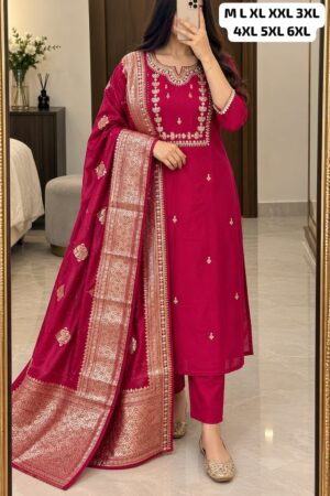 Kurti & Pant With Latkan Duppata - Image 12