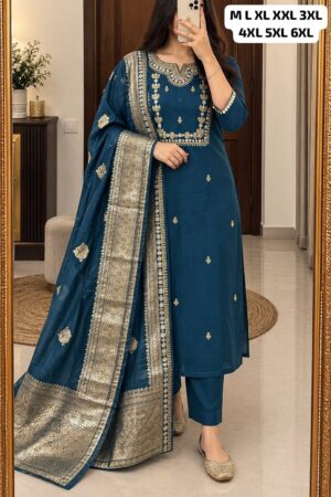 Kurti & Pant With Latkan Duppata - Image 13