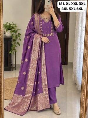 Kurti & Pant With Latkan Duppata - Image 7
