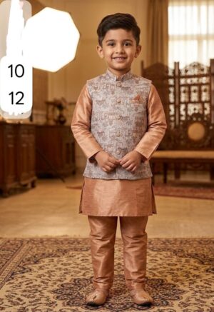 Kids Koti Kurta Payjama - Image 17