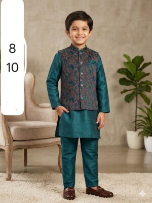 Kids Koti Kurta Payjama - Image 20