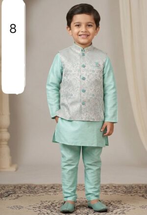 Kids Koti Kurta Payjama - Image 6