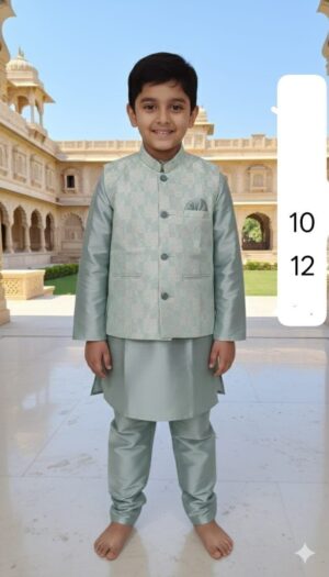 Kids Koti Kurta Payjama - Image 18