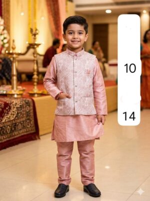 Kids Koti Kurta Payjama - Image 8