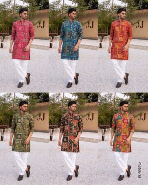 Men's Short Length Kurta - Image 11