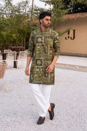 Men's Short Length Kurta - Image 3