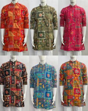 Men's Short Length Kurta - Image 9