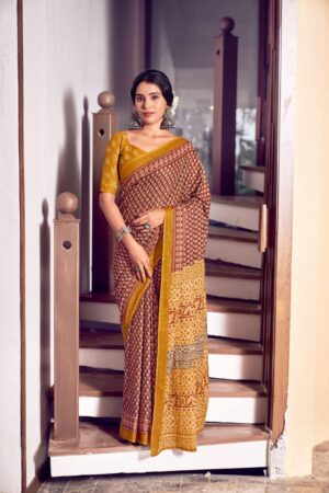 Mul Mul Cotton Saree - Image 14