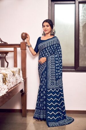 Mul Mul Cotton Saree - Image 6