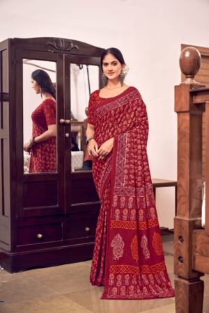 Mul Mul Cotton Saree - Image 17
