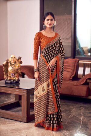 Mul Mul Cotton Saree - Image 20