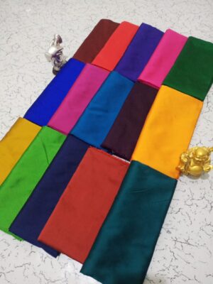 One Meter Cotton Silk Saree - Image 5