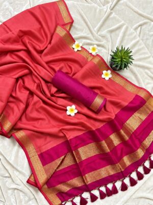 Mul Mul Cotton Saree - Image 4
