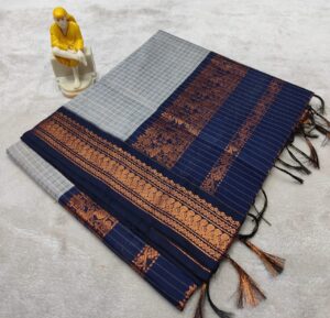 Premium Kalyani Cotton Saree - Image 9