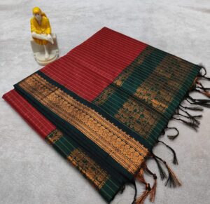Premium Kalyani Cotton Saree - Image 24