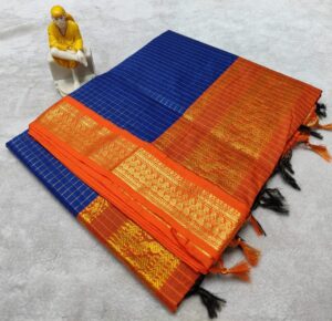 Premium Kalyani Cotton Saree - Image 12