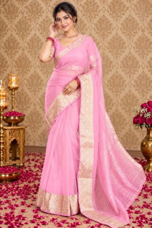 Organza Saree - Image 16