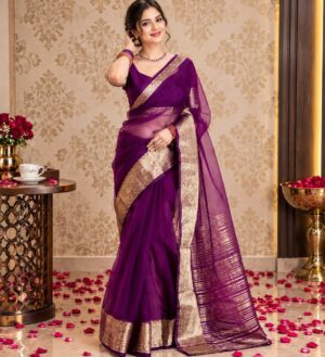 Organza Saree - Image 3