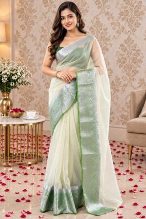 Organza Saree - Image 17