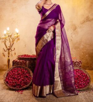 Organza Saree - Image 10