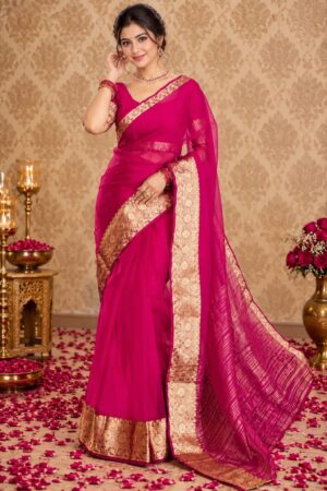Organza Saree - Image 11