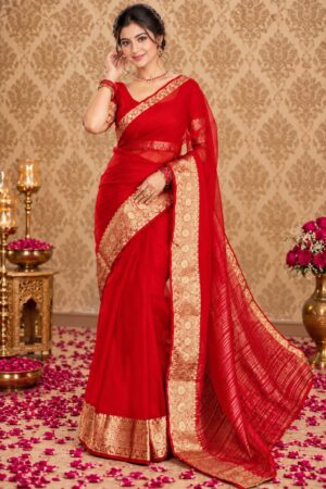 Organza Saree - Image 14