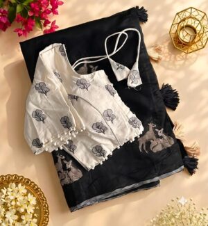 Chanderi Silk Saree - Image 12