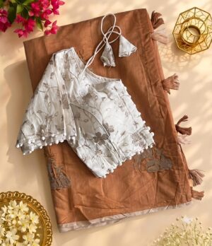 Chanderi Silk Saree - Image 14