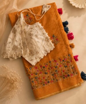 Chanderi Silk Saree - Image 5