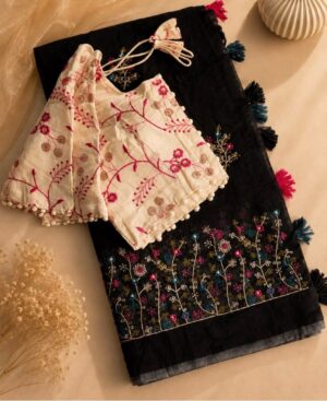 Chanderi Silk Saree - Image 7