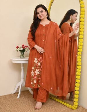 Kurta Pants With Duppata - Image 5