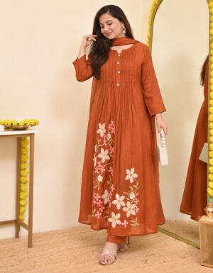 Kurta Pants With Duppata - Image 14