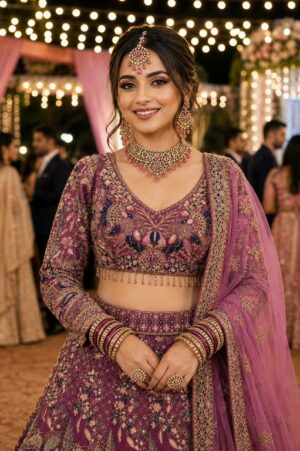 GURPREET READYMADE PREMIUM NET OCCASION WEAR LEHENGA CHOLI - Image 8