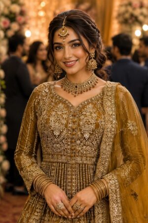 RICHA VOL 2 READYMADE REAL NET FULL HEAVY LOOK INDO WESTERN ANARKALI LEHENGA - Image 5
