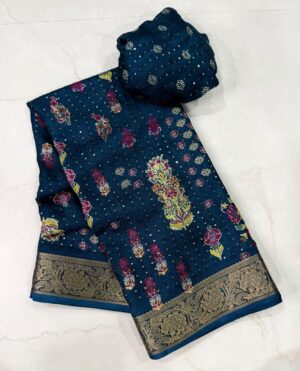 Sequence Work Saree - Image 7