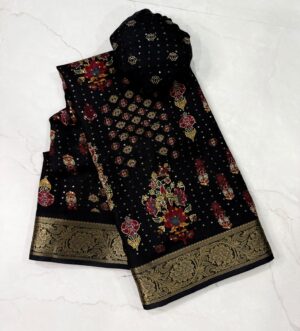 Sequence Work Saree - Image 4
