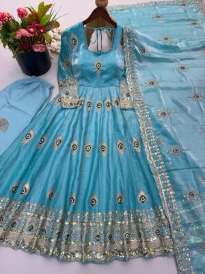 Sequence Work Gown - Image 14
